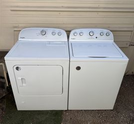 Washer And Dryer Gas Set Whirlpool He Extra Capacity Plus