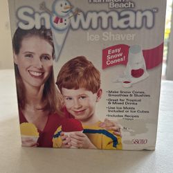 Hamilton Beach Snowman Ice Shaver