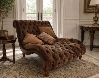 Vintage Ruchlin Tufted Chaise Lounge