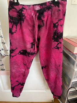 Pink And Black Sweatpants Size Medium