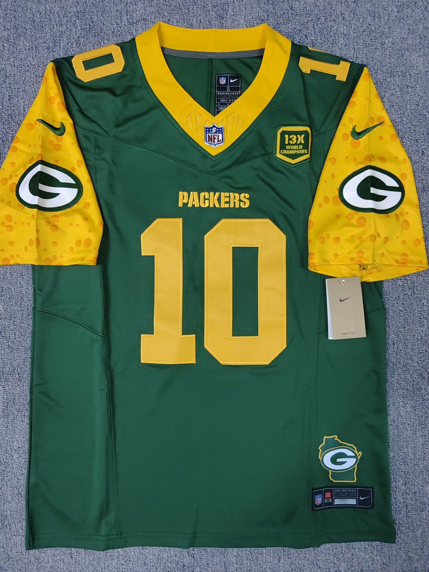 NFL Green Bay Packers #10 Jordan Love Jersey