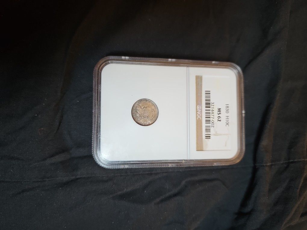 1830 Half Dime Ngc Ms 62 Capped Bust Silver Coin H10c