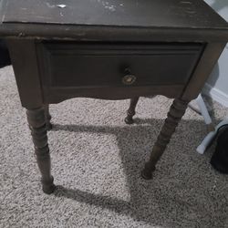 Wood Side Table