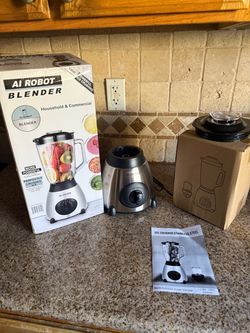 NEW Stainless Steel Blender 1400W – Ice Crusher, 5 Speeds + Pulse
