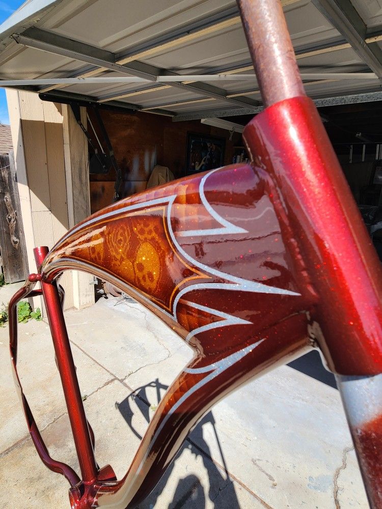 Custom lowrider bike frame cheap