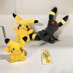 Pokemon Pikachu 7-8" Plush - Stuffed Animal Pokemon UMBREON Poké Doll Plush Plush Keychain