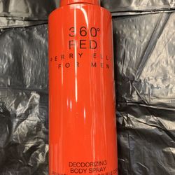 360 Red Perry Ellis for men deodorizing body spray 6.8 oz