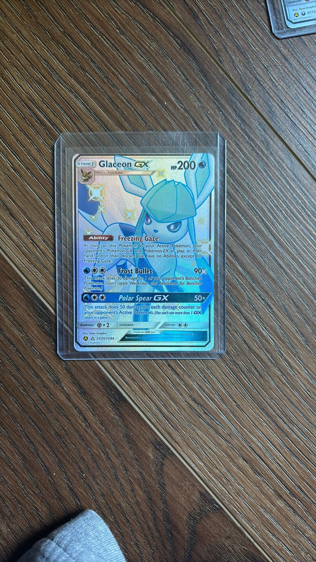 Shiny Glaceon GX - Hidden Fates