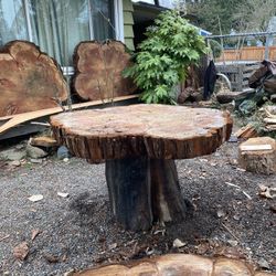 Redwood Table Tops Live Edge 3.5 Ft
