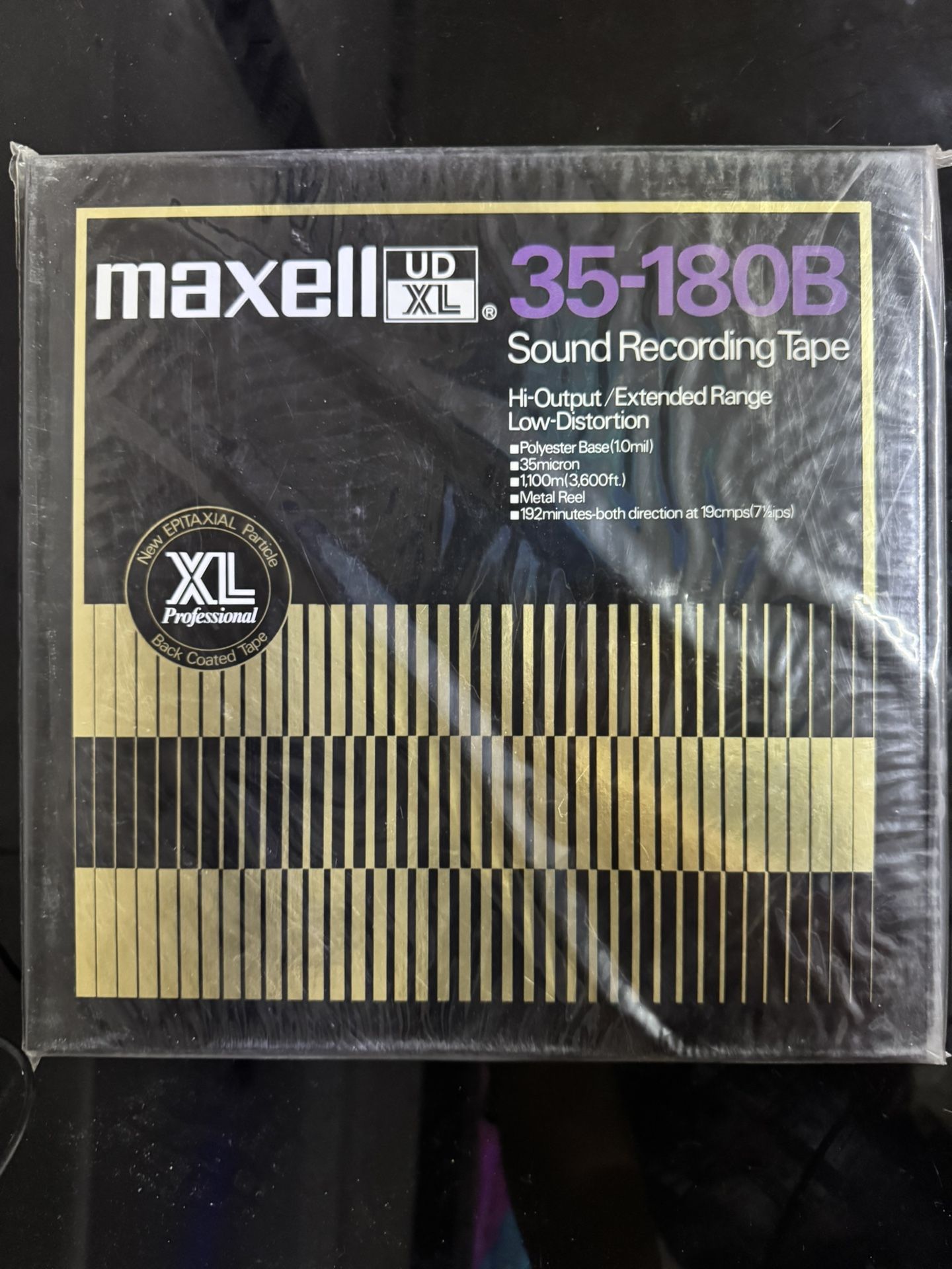 NEW Maxell UD XL Professional 35 180B 10.5” Reel Tape (1pc)