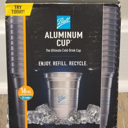 Ball Aluminum Cup 24pk 16 Oz
