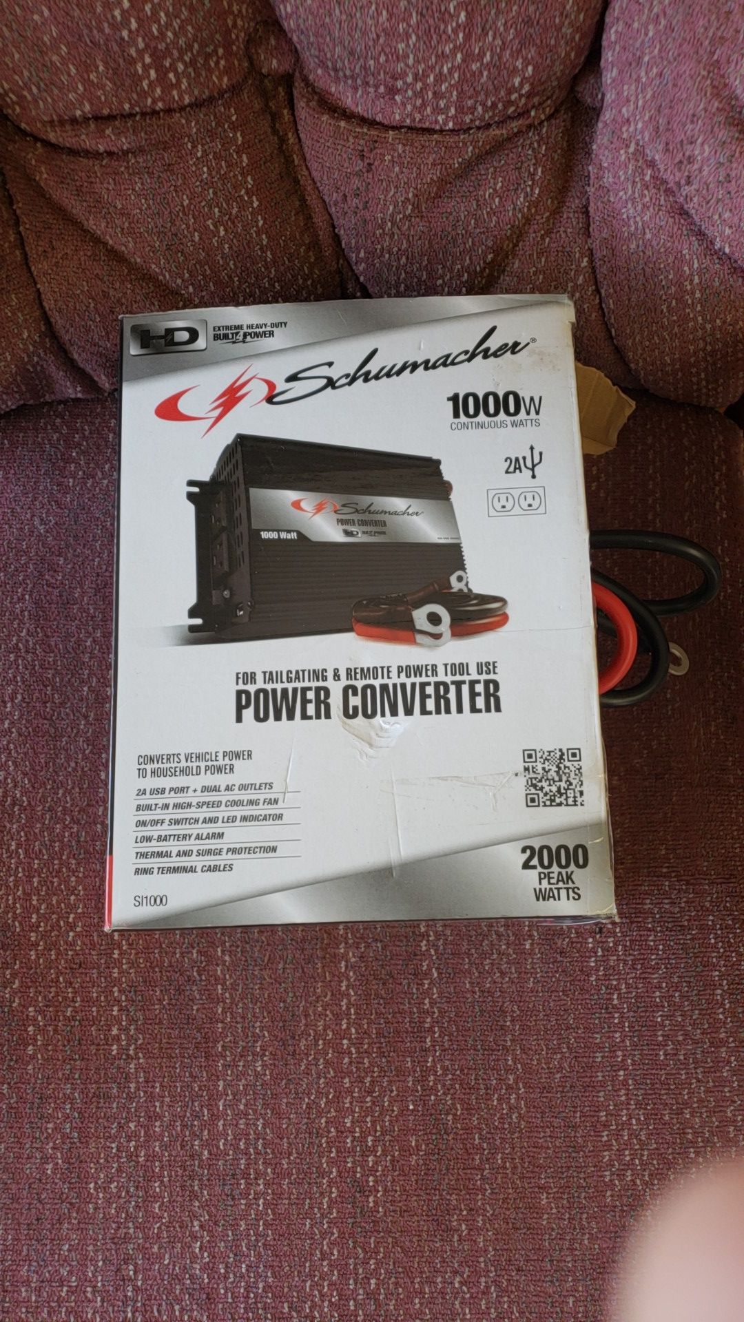 Schumacher 1000 watt power converter