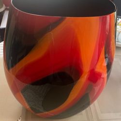 Large Modern Glass Vase