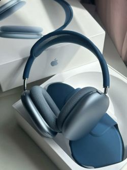 Blue Apple AirPod Max Headphones