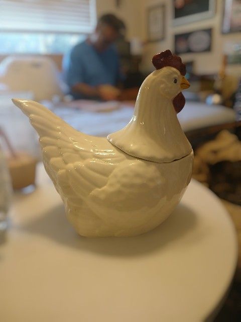Vintage Rooster Cookie Jar