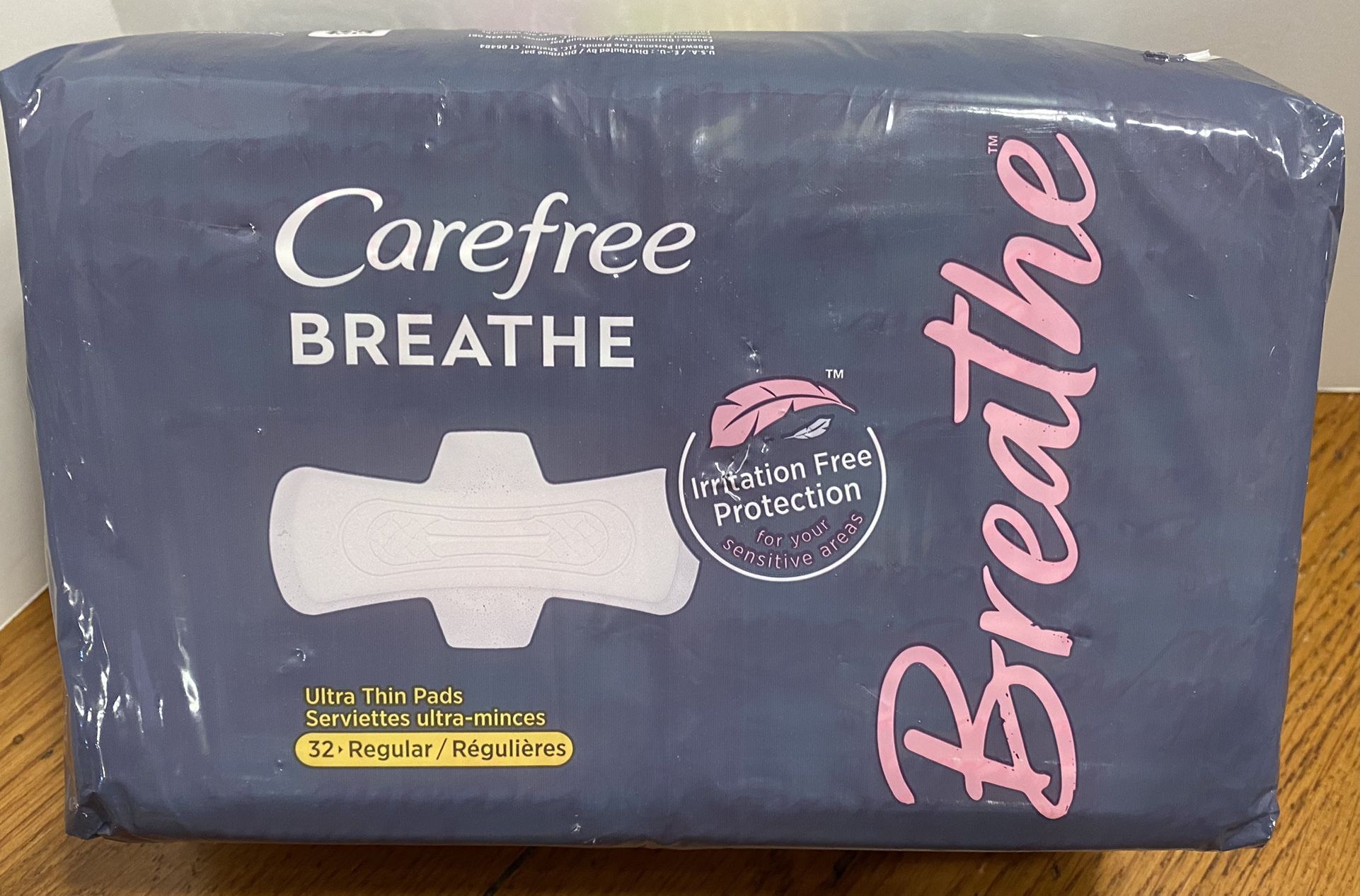 Carefree Breathe Ultra Thin Regular Pads