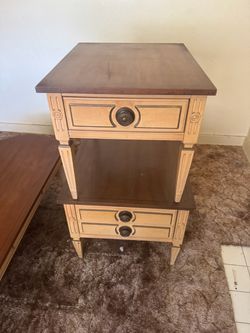 Vintage Coffee Table and Two End Tables Set - IT MUST GO/MAKE AN OFFER