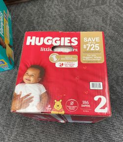 Huggies Size 2 Count 186 $49.99