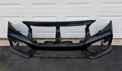 BLACK HONDA CIVIC 2016 2017 2018 2019 2020 2021 HATCHBACK NH-731P FRONT BUMPER