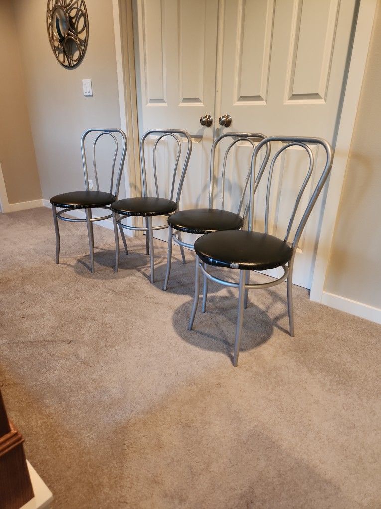 4 Ice Cream Parlor Chairs