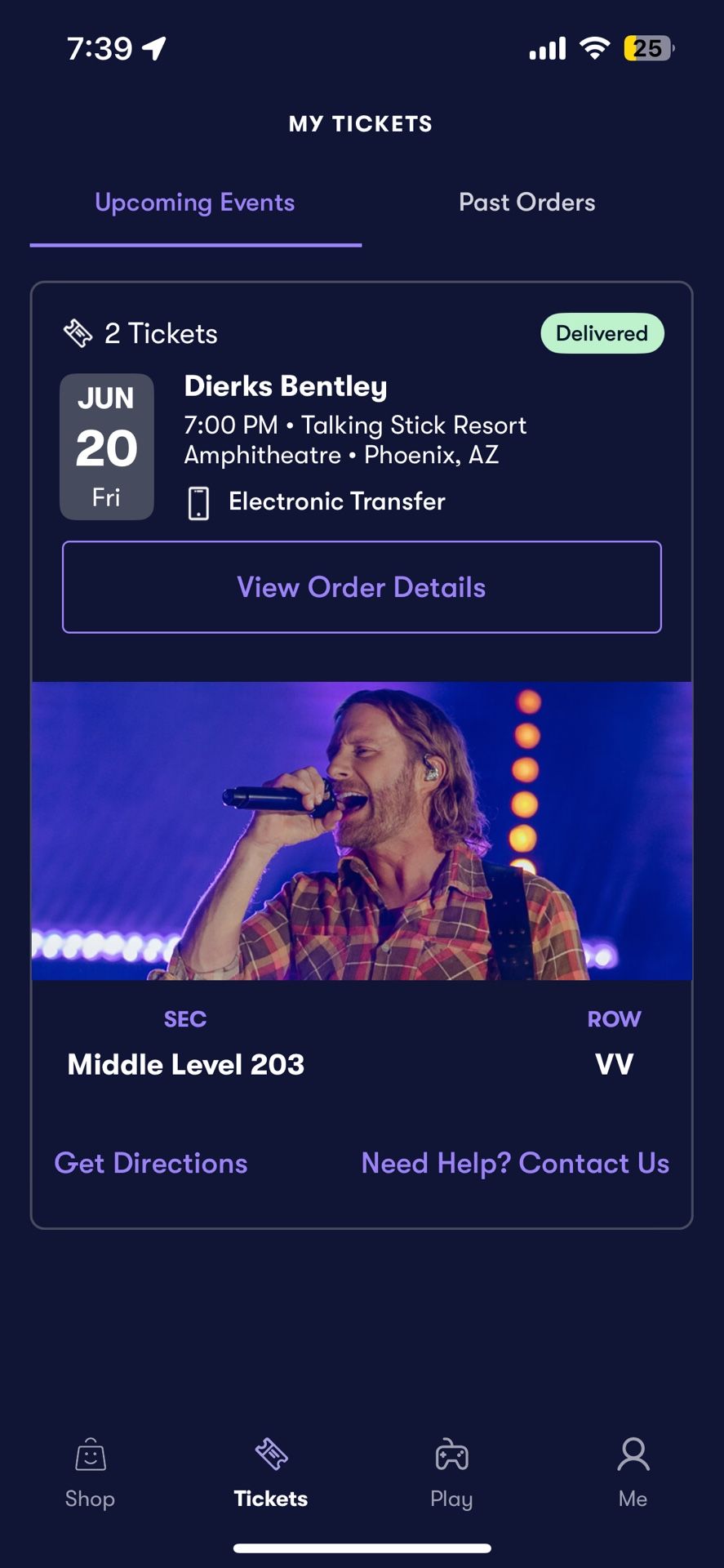 Dierks Bentley / Zach Top (2 Tickets)
