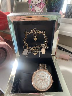 Bebe Watch And Bracelet