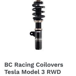 Unopened Box BC Racing Coilovers Tesla Model 3 RWD (17-23) [BR Series] YG-03-BR