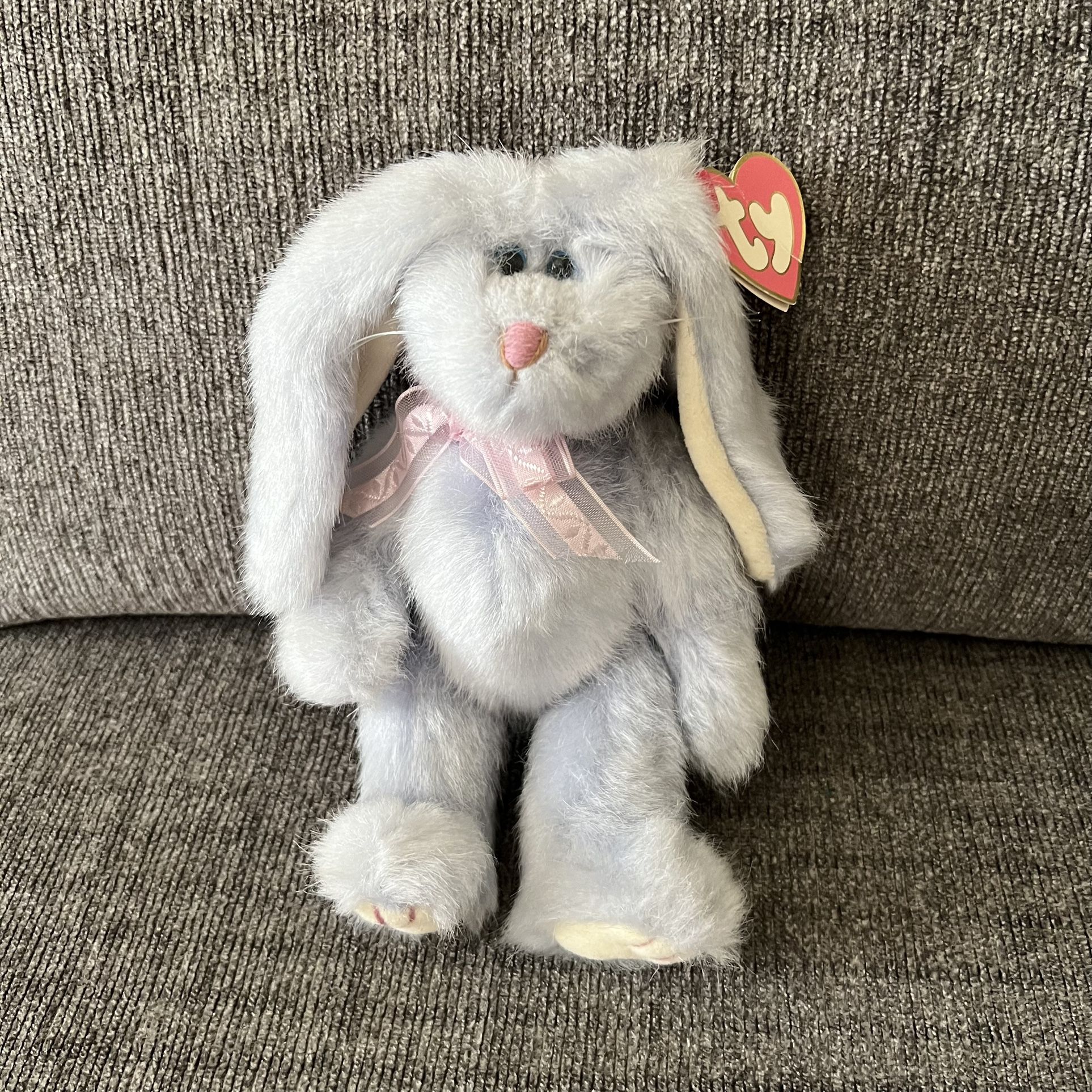 NWT VTG Azalea TY Beanie Baby "The Attic Treasures Collection" 1993 Retired Lavender Rabbit