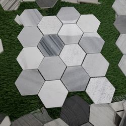  ️🔥🔥‼️🔥🔥‼️(Tampa Bay ) Mosaics Hexagon Antislipery , Mosaicos Hexagonales antiresbalante Para Duchas Y Regaderas 
