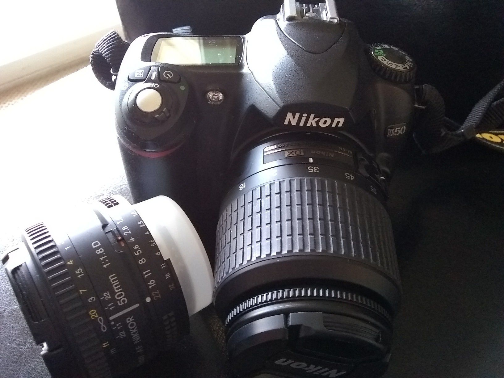 Nikon Camera, Lenses, Tripod, Grip, Flash Lot Nikor Tamron Slick