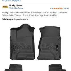 Front and Back Floor Liners 