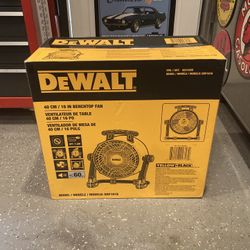 DeWalt Fan New