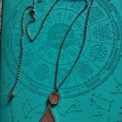 18k  Gold Plated  Pear Shaped Pink and White Cut Crystals  Halo Pendant Necklace