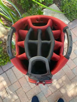 Callaway REVA 14-Way Red Cart Stand Golf Bag used 1 time