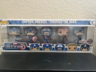 Funko Pop - Captain America: Through The Ages - 5 Pack (Damaged Box)