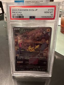 PSA 10 Pikachu Art Rare 2023 Pokemon SV2a Japanese