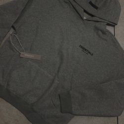 Grey  Essentials Hoodie