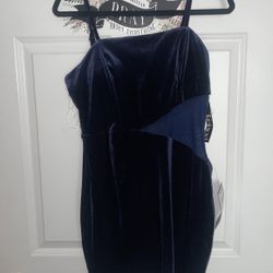 Size Medium Navy Blue Dress 