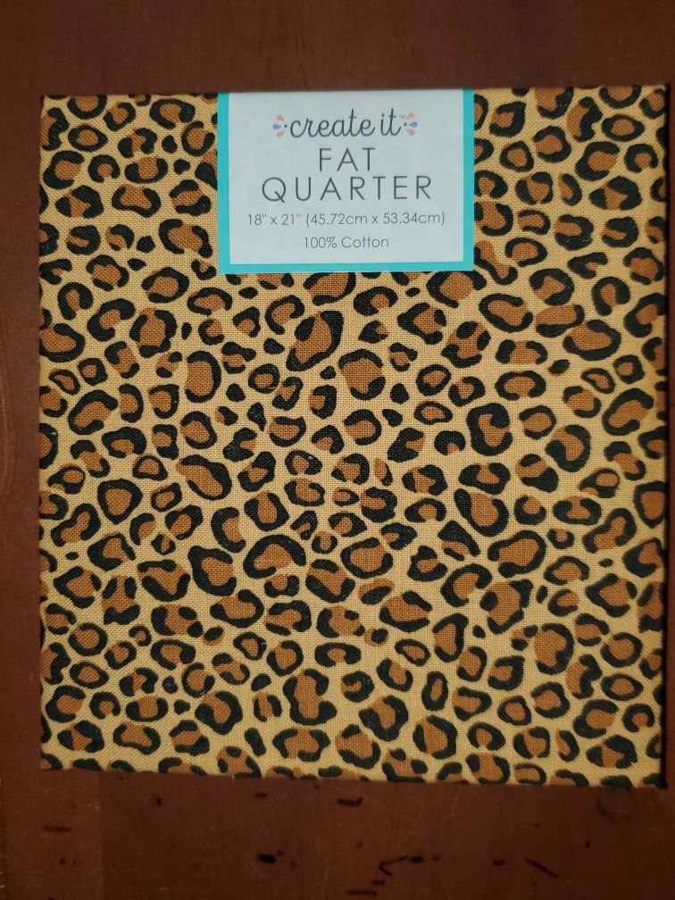 Leopard print fabric