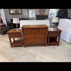 The Kids Bedroom Set Dresser, Trundle Bed, Nightstands