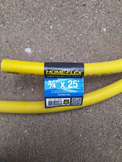 Home flex gas pipe