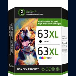 Brand New    hp ink 63XL  