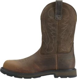 NEW Size 8.5 Work Boots Ariat Men Groundbreaker Wellington Pull On Steel Toe Safety Boot