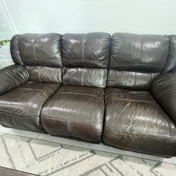 Leather Sofa + Love Seat
