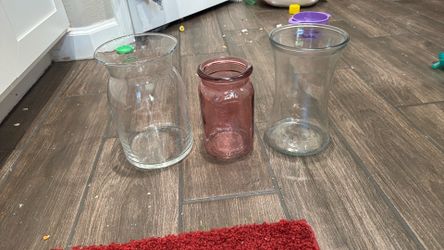 Three vases