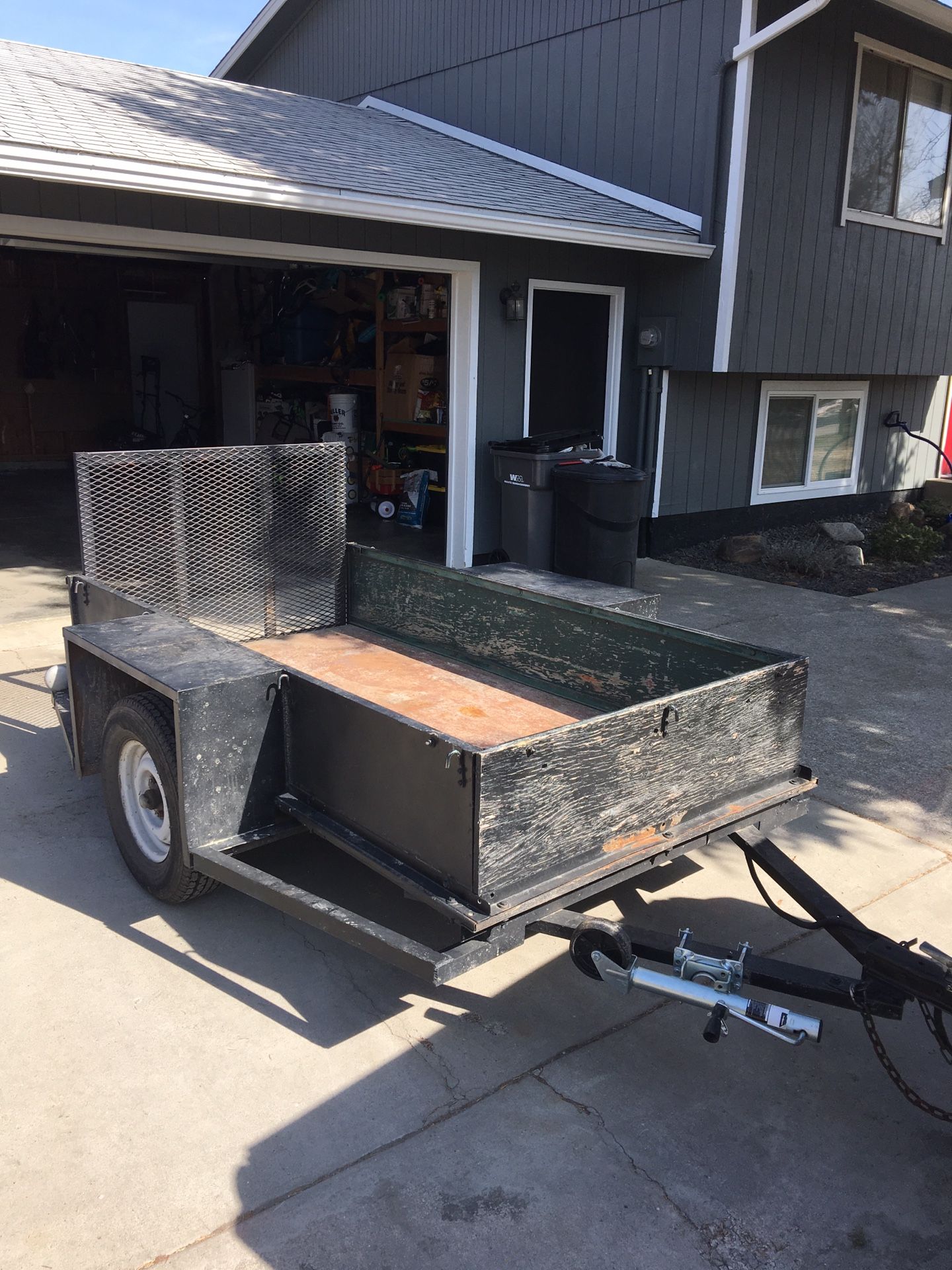 Homemade 4x8 utility trailer for Sale in Otis Orchards, WA - OfferUp