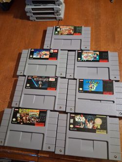 Super Nintendo games $20 each all clean and tested all work pick up in Glendale