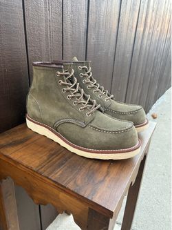Red Wing 8857 Loden Abilene Moc Toe SIZE 9D