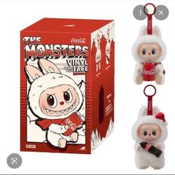 Popmart Authentic Labubus Coke Cola Plush Pendents Each New 