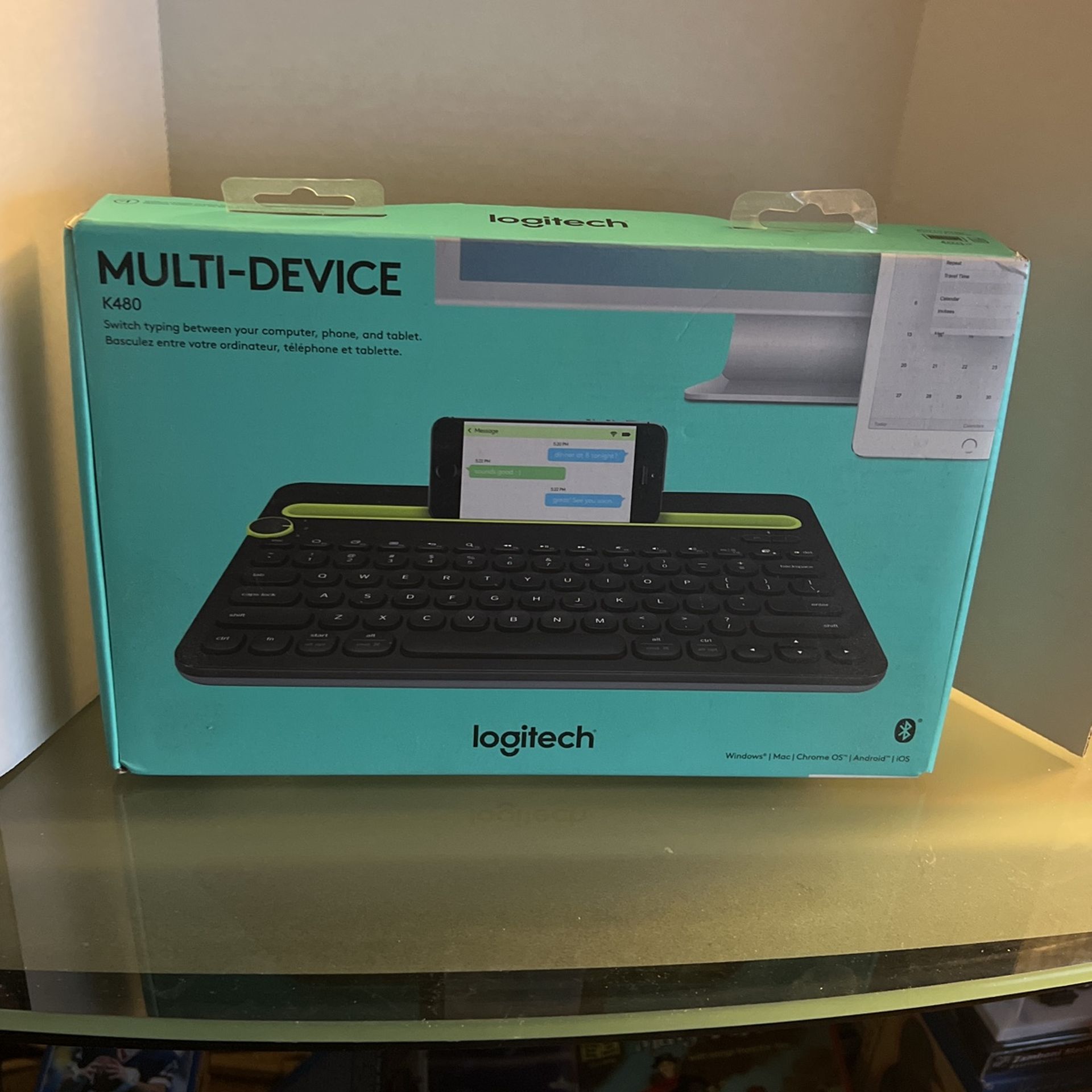 Logitech K480 Bluetooth Wireless Mini Multi-Device Keyboard (contact info removed)42